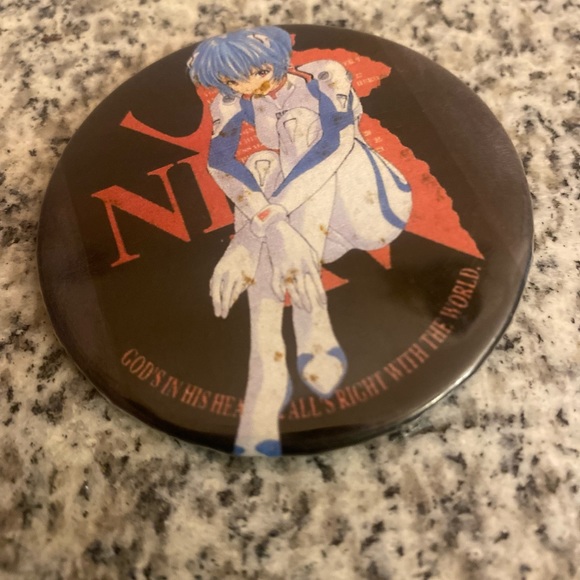 Neon Genesis Evangelion Rei Ayanami button - Picture 2 of 4
